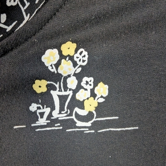 Koret ladies full zip jacket medium with darling French scenes throughout - Picture 7 of 14